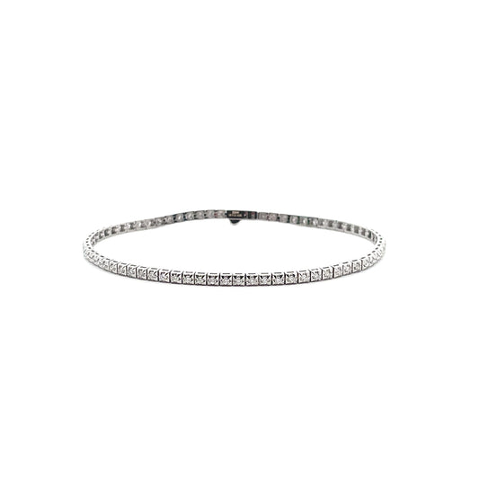 Pulsera tennis de diamantes